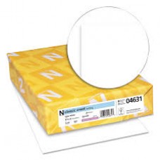 18"x12" 108M 130# Solar White Neenah Classic Crest Smooth Digital Double Thick Cover