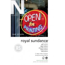 8.5"x11" 12M 24# Bright White Neenah Royal Sundance Laid Writing